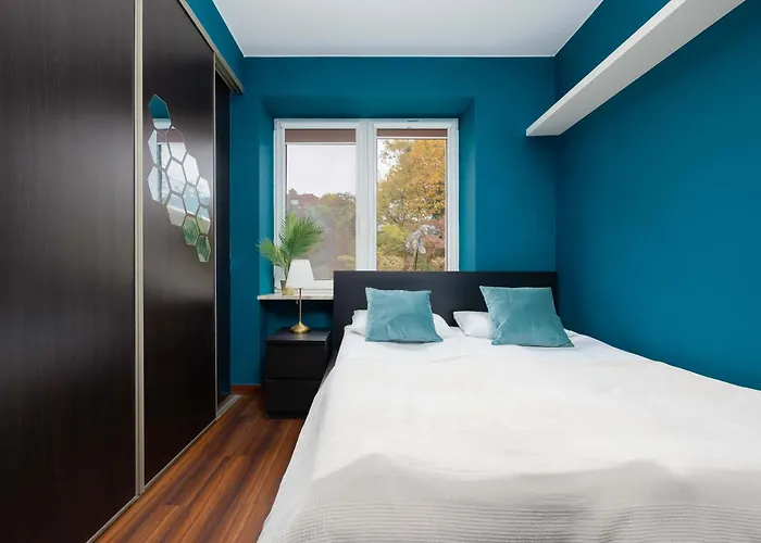 Mokotow Modern With Desk For Remote Work By Renters Lejlighed *